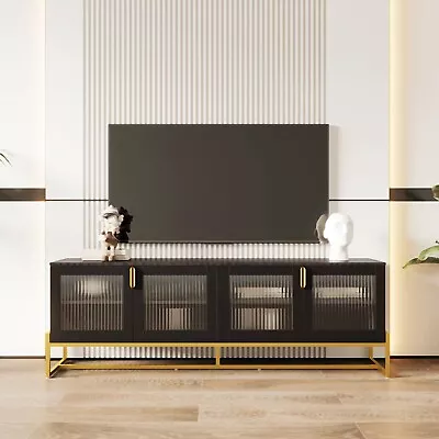 TV Media Console With Sturdy Metal Legs For Living Room • $186.96