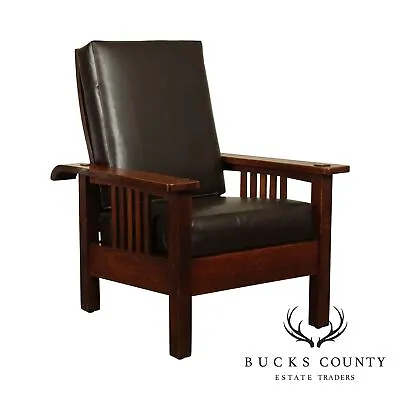 $3295 • Buy Stickley Brothers Antique Mission Oak Morris Chair