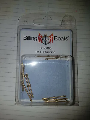 BILLING BOATS - BF-0885 Rail Stanchion (10) 26mm BRAND NEW • $8