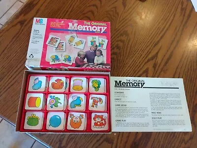 Vintage 1989 Milton Bradley The Original Memory Game Complete • $25