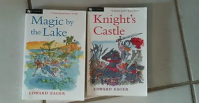 Edward Eager Lot 2 Books Knight's Castle Magic By The Lake EUC • $3.25