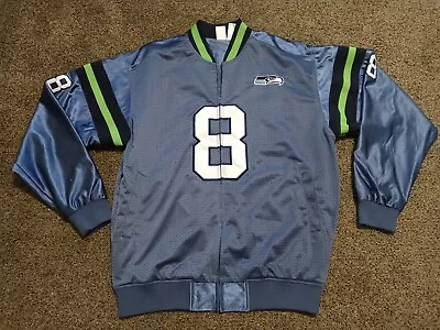 Seattle Seahawks Matt Hasselbeck #8 Jersey Jacket Sz XL Mens Super Rare. • $149.99