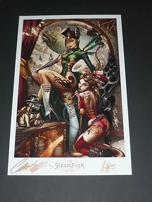 Steampunk Art Print Signed By J Scott Campbell & Nei 11X17 • $34.99