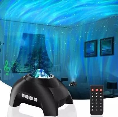 £19.99 • Buy Northern Lights Aurora Star Projector Music Speaker White Noise Galaxy Aurora
