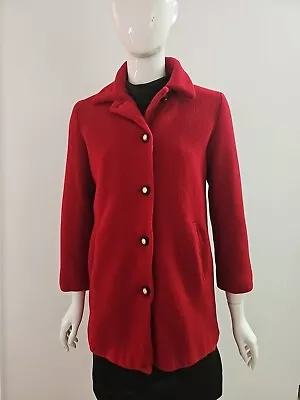 Women’s Red Wool Pea Coat  Mackintosh New England Vintage • $30