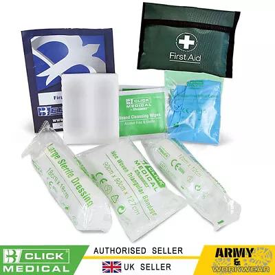 HSE One Person First Aid Kit Medical Emergency Compact Car Dashboard Pouch • $6.52