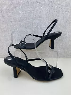 H&M Black Heeled Sandals Women’s Size EUR 36 UK 3  • £16.99