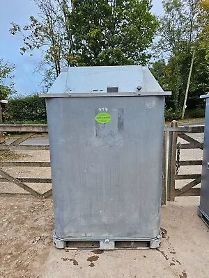 £363 • Buy £275+vat Bunded Fuel Diesel Oil 1000 Litre Storage Drum Tank Bowser Generator T8
