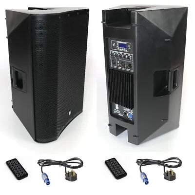 Pair Of Active PA Speakers Orion 12  800w Wedge Monitor Bluetooth Remote BO112A5 • £299