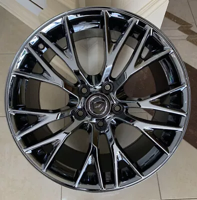 18  / 19  Wheels For Chevy CORVETTE BLACK CHROME Z06 Rims : C6 C7 (2005-2019) • $1299.95