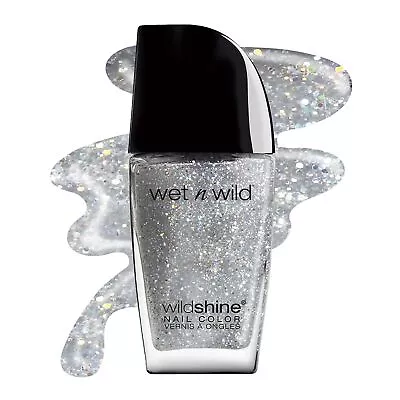 Wet N Wild Wild Shine Nail Polish Kaleidoscope Glitter Top Coat Nail Color • $1.75