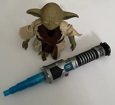 Star Wars Interactive Yoda Furby Talking Figure W Lightsaber READ DESCRIPTION  • £40