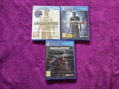 Uncharted Collection Games Bundle 1 2 3 4 The Lost Legacy (Sony PlayStation 4) • £50