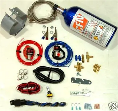 MOTORCYCLE NITROUS OXIDE WET KIT Twin Throttle Body Fuel Injected NOS Kit NEW  • $442.65