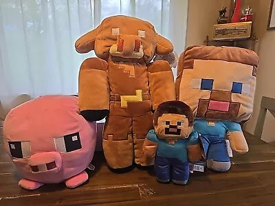 Minecraft Lot Of 4 Plushes • $25