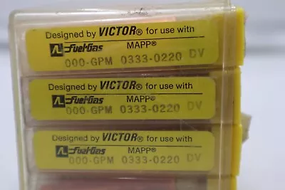 VICTOR 033-0220 000-GPM CUTTING TORCH TIPS All SHOWN IN PHOTOS STOCK #K-2002 • $196