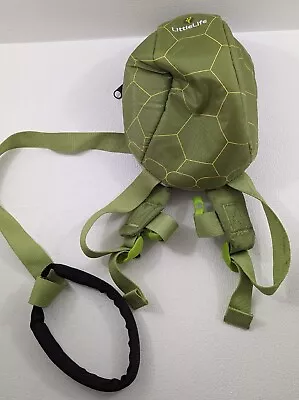 ⭐Littlelife Turtle Reins Backpack Walking Harness Child Green + Junior Wrist Rei • £9.99