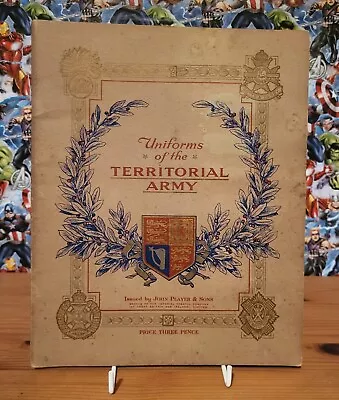 Uniforms Of The Territorial Army : JPS Vintage Cigarette Card Album 1939 • £39.99