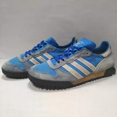 Vintage 80's Adidas Marathon Trainer Blue Made In Yugoslavia Without Box Us9.5 • $850.69