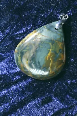 SIL Cabochon Morrisonite Jasper Oregon  Healing Stone Chakra    C1308.01 V01 • $45