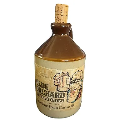 Olde Orchard Strong Cider Cornwall Stoneware Flagon By Pearsons. • $31