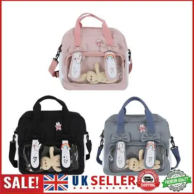 Kawaii Shoulder Backpack Korean Japanese Students Cartoon Cute Girl School Bag G • £11.60