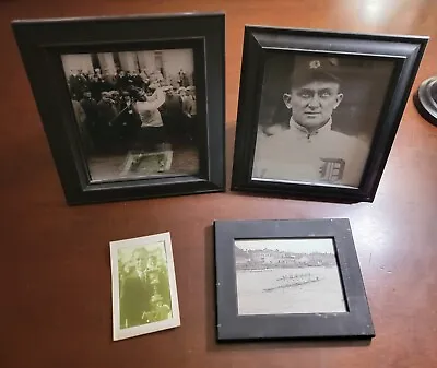 Framed Vintage Pictures Golf Baseball Rowing • $20