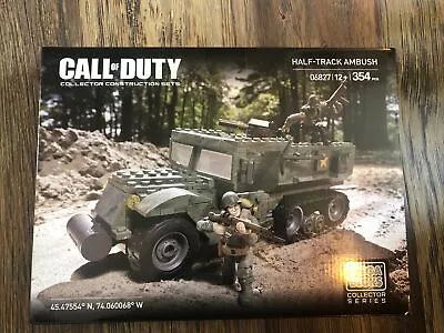 MEGA BLOKS Call Of Duty Collector Construction Set Half Track Ambush RARE 06827  • $210.99