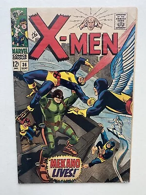 X-men #36 (Marvel 1967) 1st Appearance Of Mekano - Silverage GEMINI SHIPPED! • $25