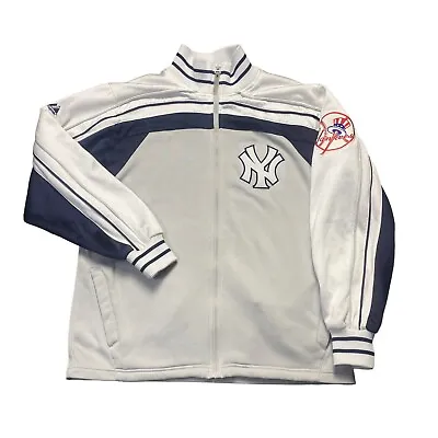 Vintage MLB Majestic New York Yankees Full Zip Jacket Adult Size Medium • $65