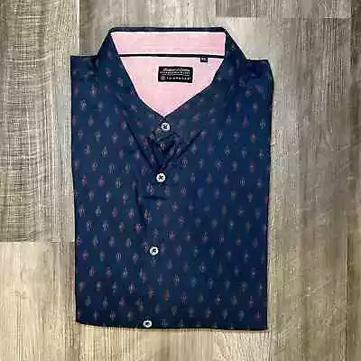 7 Diamonds Short Sleeve Button Down Shirt - 3XL • $25