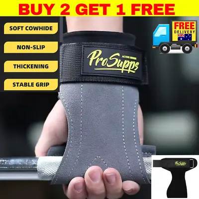 Padded Weight Lifting Straps Deadlift Straps With Wrist Support Gym Wrist Strap • $19.95
