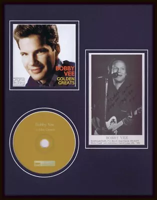 Bobby Vee Signed Framed 11x14 Golden Greats CD & Photo Set • $124.99