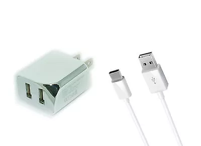 Home AC Wall Charger+5ft USB Cord Cable For Lively Jitterbug Flip2 4053S Phone • $11.12