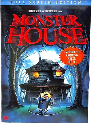 Monster House DVD 2006) Mitchel Musso Sam Lerner Spencer Locke Animated Horror • $3.95