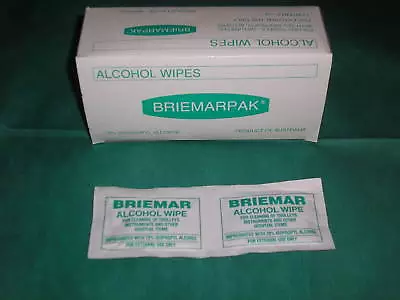 Alcohol Wipes 70% Ipa X 100 Pieces Briemarpak • $25