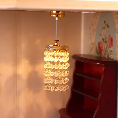 1:12 Scale Chandelier Ceiling Light Modern Can Be Bright Dollhouse Miniature • $19.99