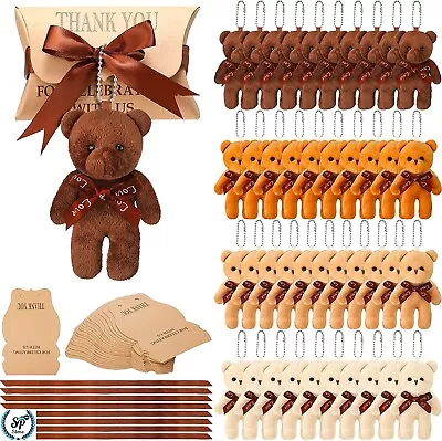 40 Sets Mini Bear Toy And Small Gift Boxes With 40 Tiny Bear For Wedding • $59.99