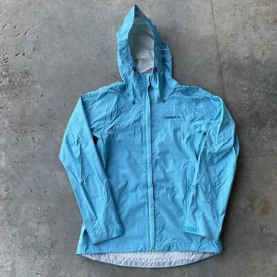 Womens Patagonia Stretch Rainshadow H2NO Hooded Rain Waterproof Jacket Small • $79.96