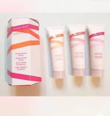 Mar Kay Hand Cream Minis~set Of 3~pink Freesia Peach Gardenia & Citrus Fieds 🌸 • $18.50