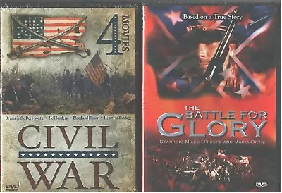 BLOOD And HONOR 1- 2: Battle For Glory- Miles O'Keefe- Civil War- OOP NEW DVD's • $29.99