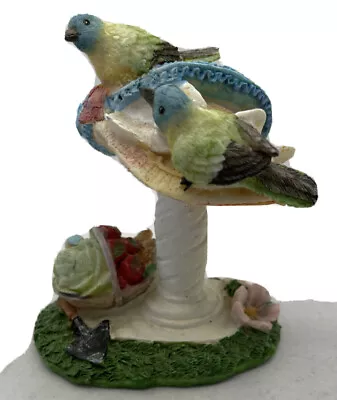 Vintage K’s Collection Birds On Gardening Hats Gorgeous Colors Nature Resin • $11.99