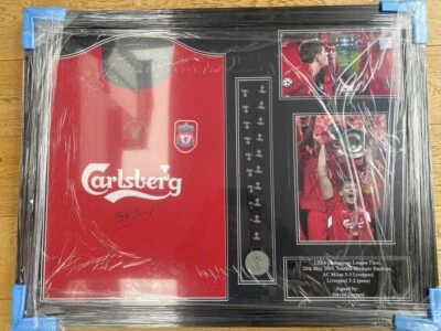£359.99 • Buy Steven Gerrard Signed Shirt 2005 Champions League Winners & Cert Of Authenticity