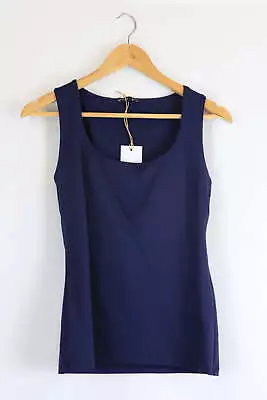 Zara Navy Top 8 By Reluv Clothing • $22