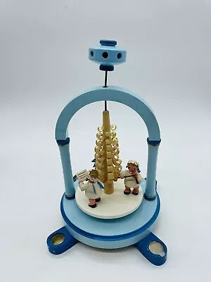 $49.99 • Buy Vintage German Christmas Pyramid Carousel Windmill Erzgebirge Angels No Blades