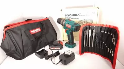 HYCHIKA 12V Cordless Drill Screwdriver 2 Speeds With 1500mAh Battery & Charger • £27.99