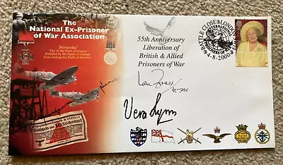 WW2 Colditz POW Earl Haig Vera Lynn Ian Fraser VC Signed Rare Forces Cover • £15.99