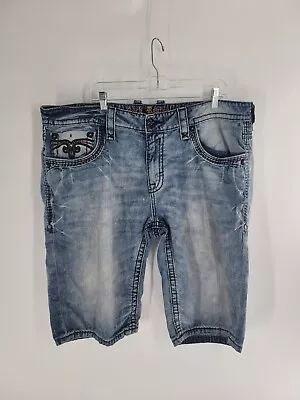 Rock Revival Mens Jean Shorts Size 42 • $40