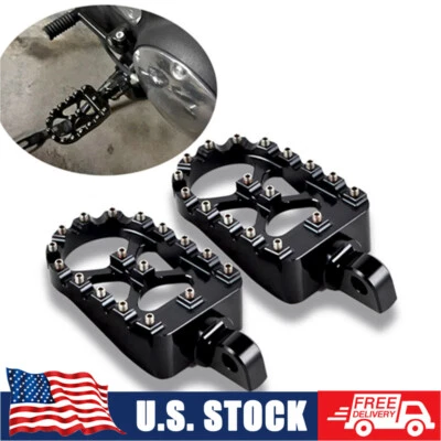 $25.19 • Buy CNC Wide Foot Pegs Footrest Fits Harley V-Rod Muscle VRSCF 2010-2017 VRSCAW 2010