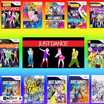 £9.95 • Buy Wii Just Dance Games BUNDLE UP Choose 1 2 3 4 | Kids | Best | Disney BEST VALUE